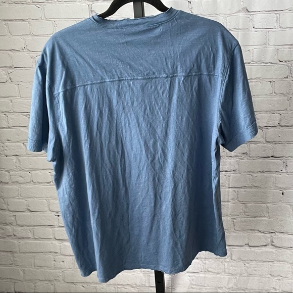 Cremieux Henley Shirt Blue Size XL - Picture 2 of 3